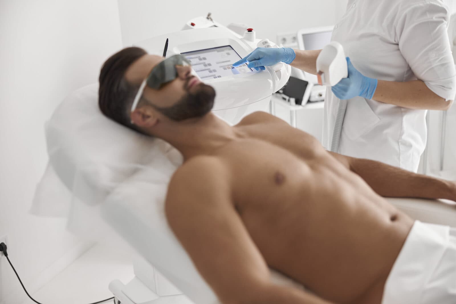 Laser Hair Removal for men at RELUXE Med Spa