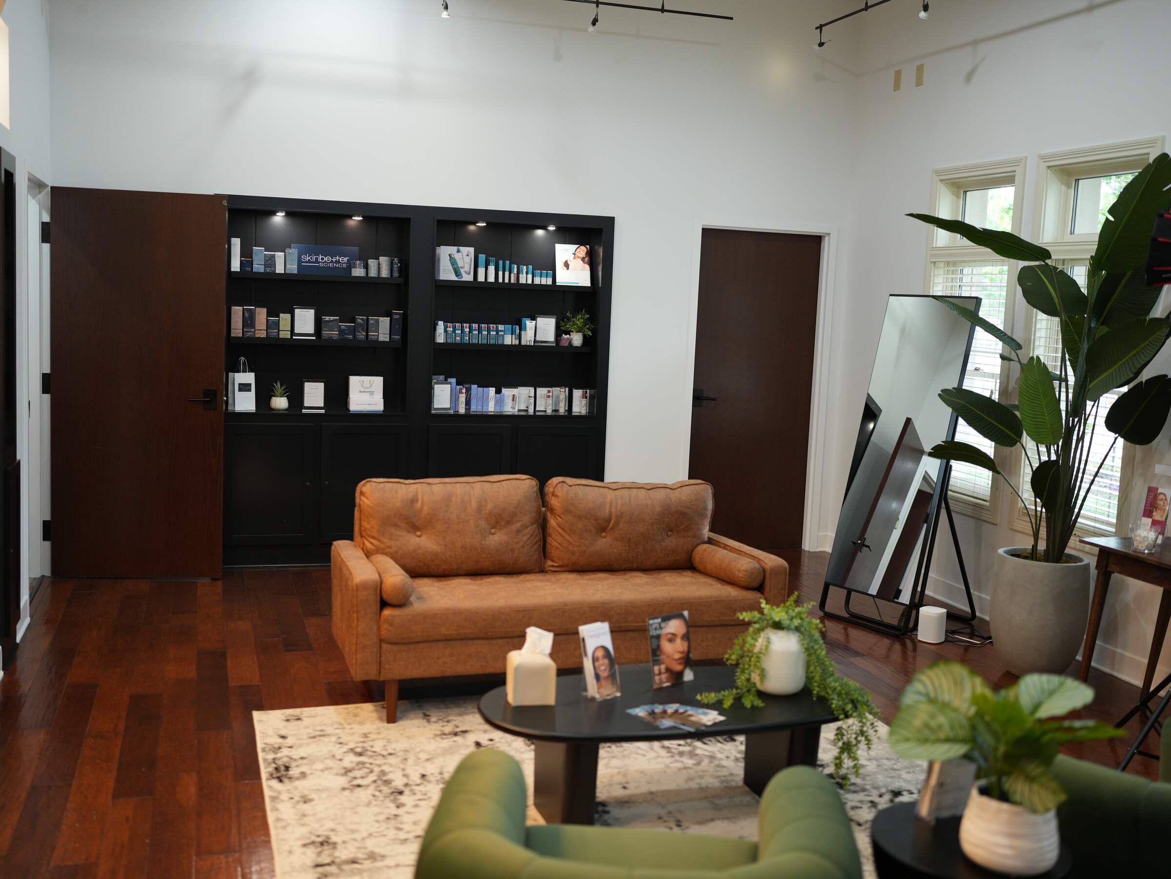 The RELUXE Med Spa Carmel lounge inside House of Health