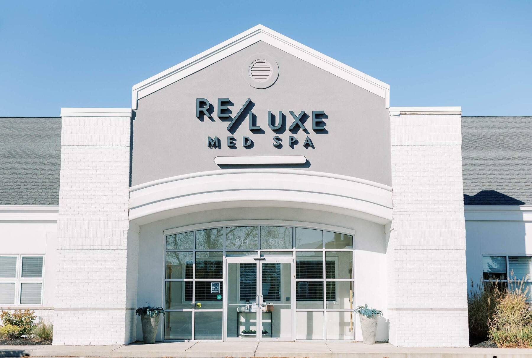 RELUXE Med Spa Westfield storefront on East State Road 32
